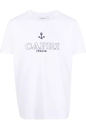 Harmony Men Short Sleeve - Capri Anchor cotton T-shirt
