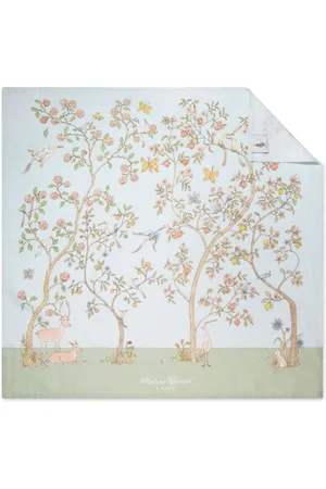 Atelier Choux Graphic-print organic-cotton carré