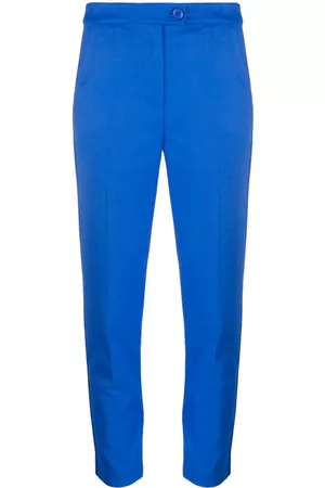 Patrizia Pepe Flannel Cigarette cropped trousers