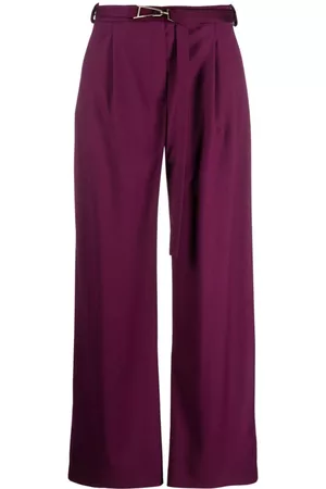 Patrizia Pepe Belted palazzo-design trousers
