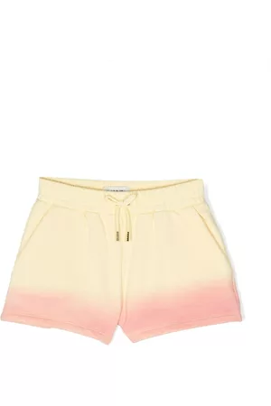 Lanvin Ombré-effect elasticated track shorts