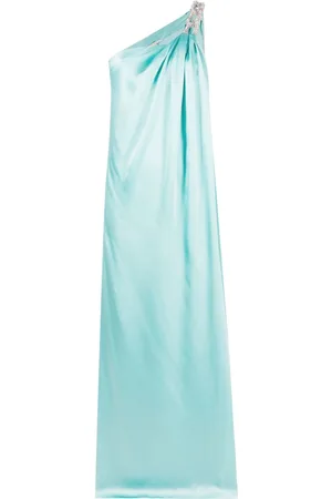 Stella McCartney One-shoulder chain-strap gown