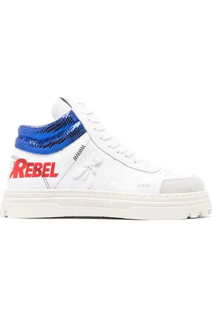 Patrizia Pepe Leather high-top sneakers