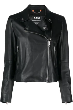 HUGO BOSS Leather biker jacket