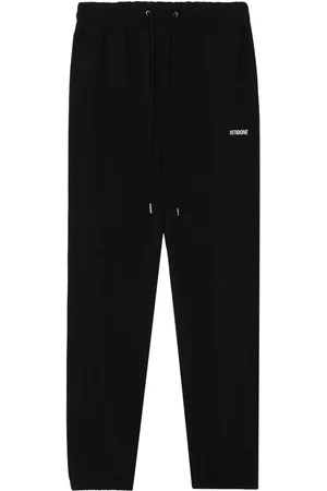 We11 Done Logo-print cotton track trousers