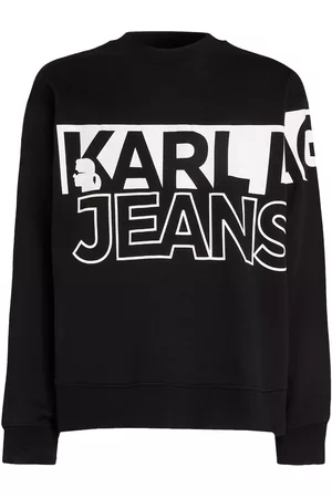 Karl Lagerfeld Men Sweatshirts - Logo-print organic-cotton sweatshirt