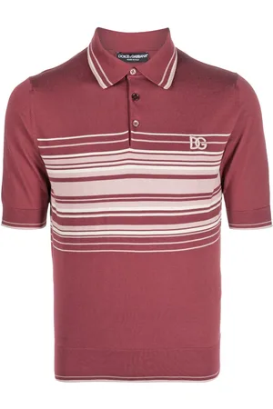 Dolce & Gabbana Striped-pattern polo shirt