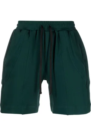 Styland X notRainProof drawstring-waistband organic cotton shorts