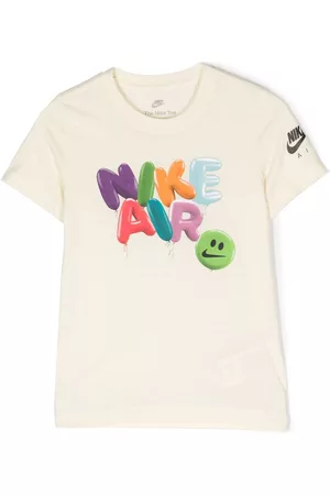 Nike Boys Short Sleeve - Air Balloon logo-print T-shirt