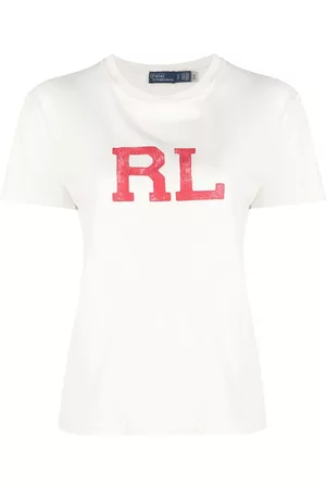 Ralph Lauren Women Short Sleeve - Logo-print cotton T-shirt
