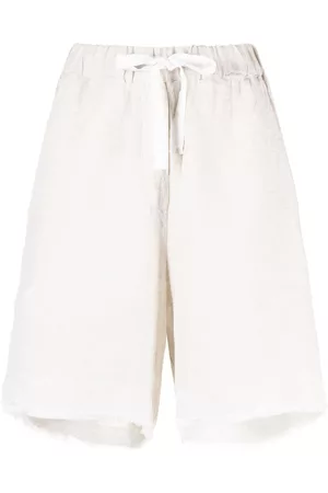 KRISTENSEN DU NORD Drawstring linen shorts