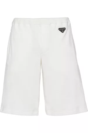 Prada Men Bermudas - Triangle-logo bermuda shorts