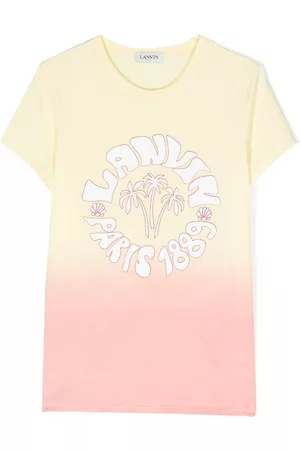 Lanvin Ombré-effect cotton T-shirt