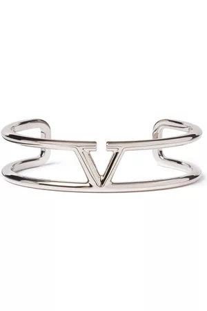 Valentino Garavani Vlogo Signature Cuff Bracelet - Silver