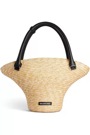 Balenciaga Women Handbags - Medium raffia tote bag