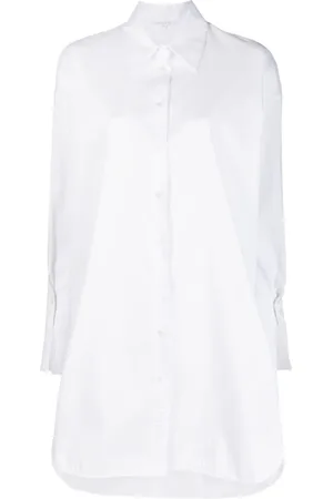 Patrizia Pepe Long-sleeved buttoned shirt dress