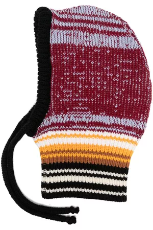 Marni Striped ribbed-knit balaclava