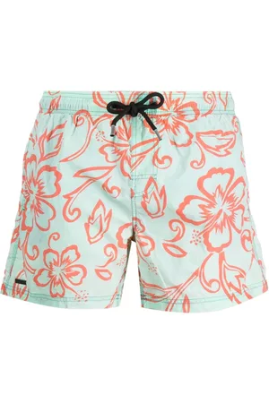 Sundek Men Swim Shorts - Floral-print swim shorts