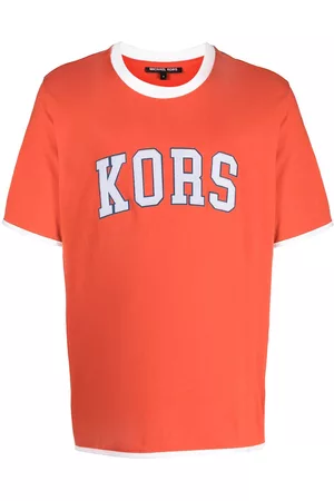 Michael Kors Men Short Sleeve - Logo-print cotton T-shirt