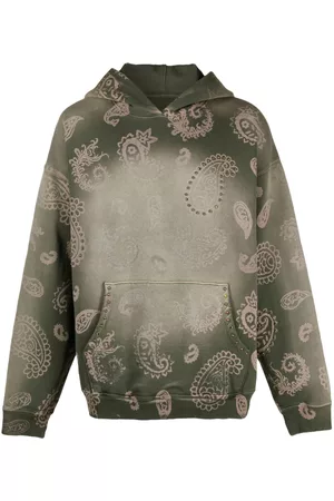 Alchemist Men Sweatshirts - Paisley-print cotton hoodie