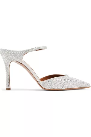 MALONE SOULIERS Uma rhinestone-embellished mules