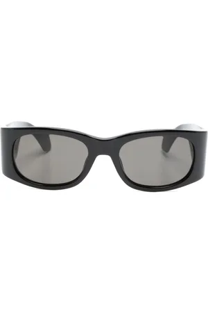 AMBUSH Logo-print oval-frame sunglasses
