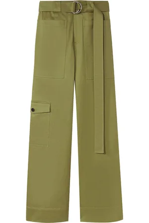 Proenza Schouler Belted-waist cargo trousers