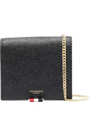 Thom Browne Pebbled bi-fold wallet