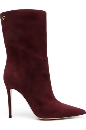 Gianvito Rossi Reus 105mm leather ankle boots