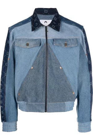Marine Serre Patchwork denim jacket