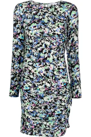 Patrizia Pepe Floral-print ruched dress