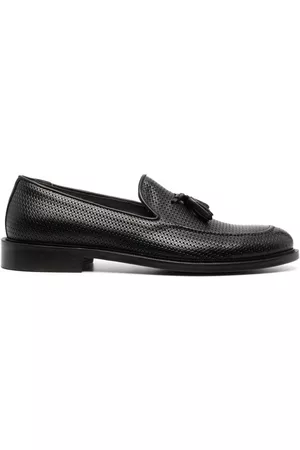 Pollini Men Loafers - Tassel-detail leather loafers