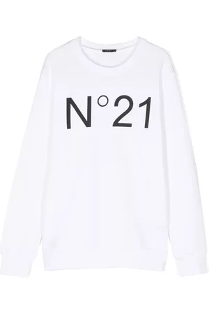 Nº21 Logo-print cotton sweatshirt