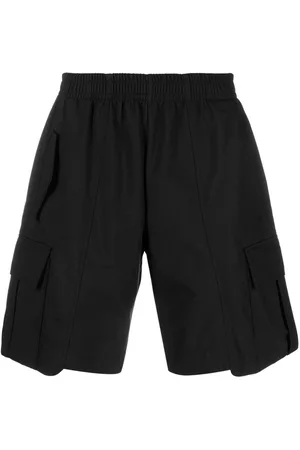 Styland X notRainProof elasticated-waistband cargo shorts