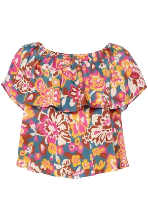 ERES Cardamone floral-print bardot top