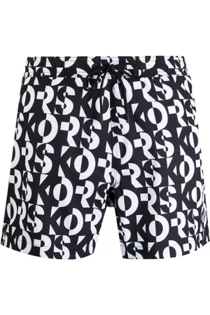Michael Kors Men Swim Shorts - Monogram-print swim shorts