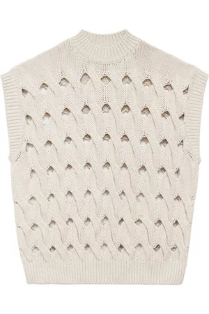 ANINE BING Dray open-knit vest