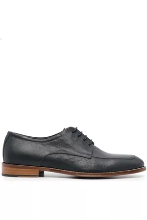 Pollini Men Shoes - Almond-toe leather derby shoes