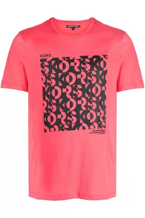 Michael Kors Men Short Sleeve - Logo-print cotton T-shirt