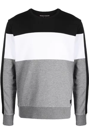 Michael Kors Men Sweatshirts - Colour-block crew-neck sweatshirt