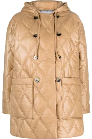 Ganni Quilted hooded jacket