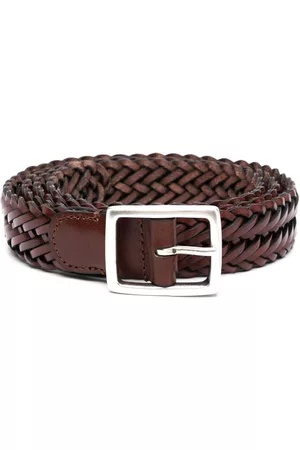 DELL'OGLIO Men Belts - Woven leather belt