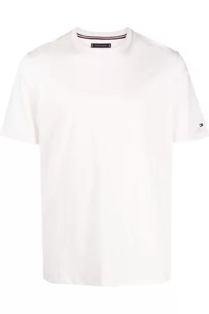 Tommy Hilfiger Men Short Sleeve - Logo-embroidered cotton T-shirt