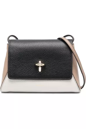 Furla Women Shoulder Bags - Logo-print leather crossbody bag