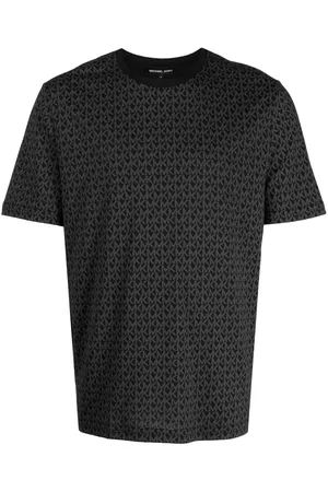 Michael Kors Men Short Sleeve - Monogram-print cotton T-shirt