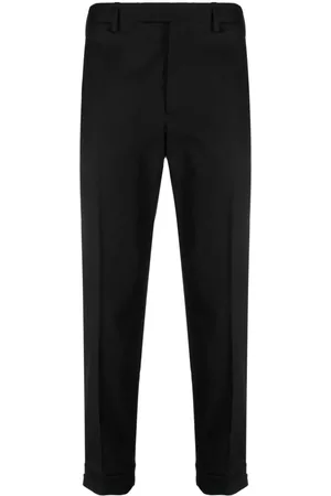 Neil Barrett Men Pants - Zip-detailed tapered trousers
