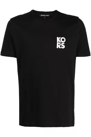 Michael Kors Men Short Sleeve - Logo-print cotton T-shirt