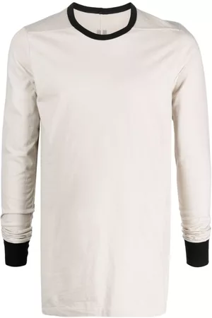 Rick Owens Contrasting-trim crew-neck cotton jumper