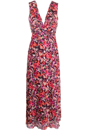 Patrizia Pepe Floral-print flared maxi dress