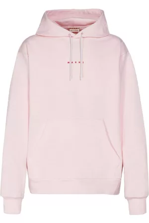 Marni Logo-print cotton hoodie